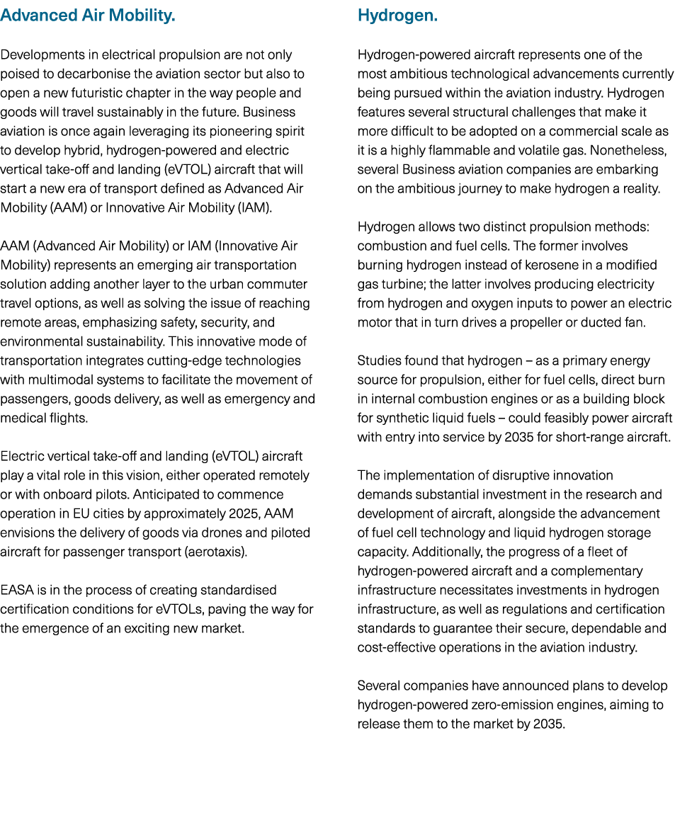 Advanced Air Mobility. Developments in electrical propulsion are not only poised to decarbonise the aviation sector b...